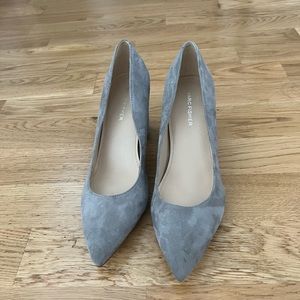 Marc Fisher suede light gray heels. Size 7. Perfect condition. Never worn.